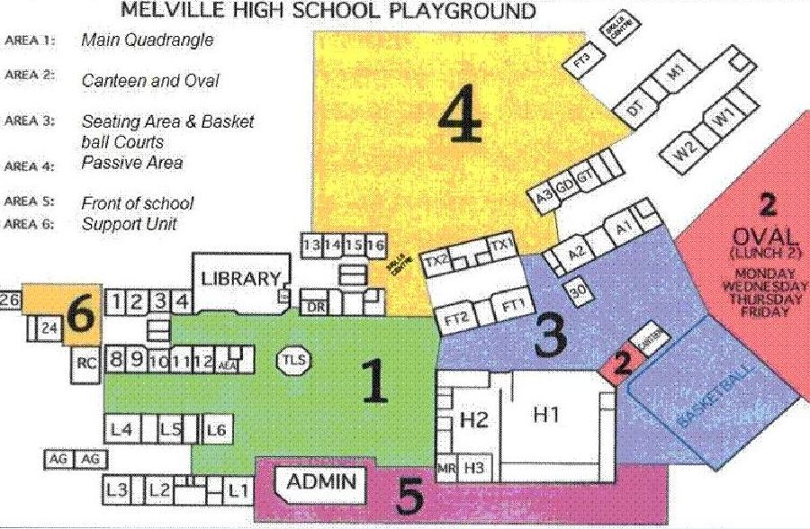 Melville High School Map 
